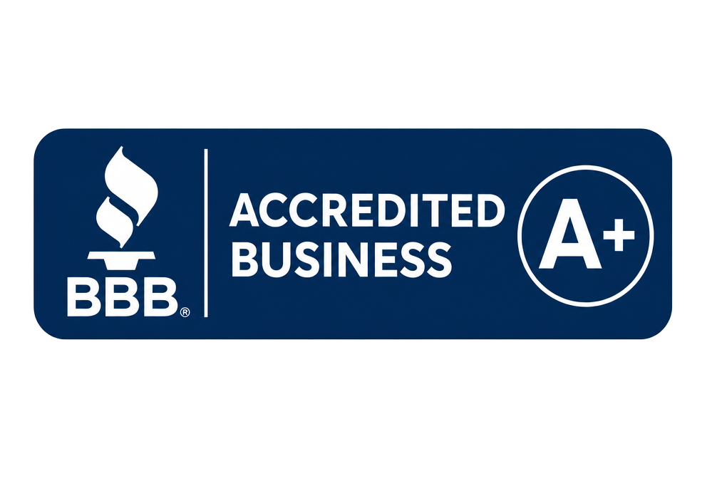 BBB Accredited Business A+ Rating